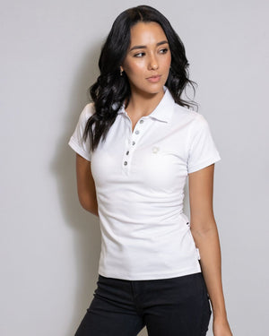 Polo Antimanchas blanca para mujer de DANTE