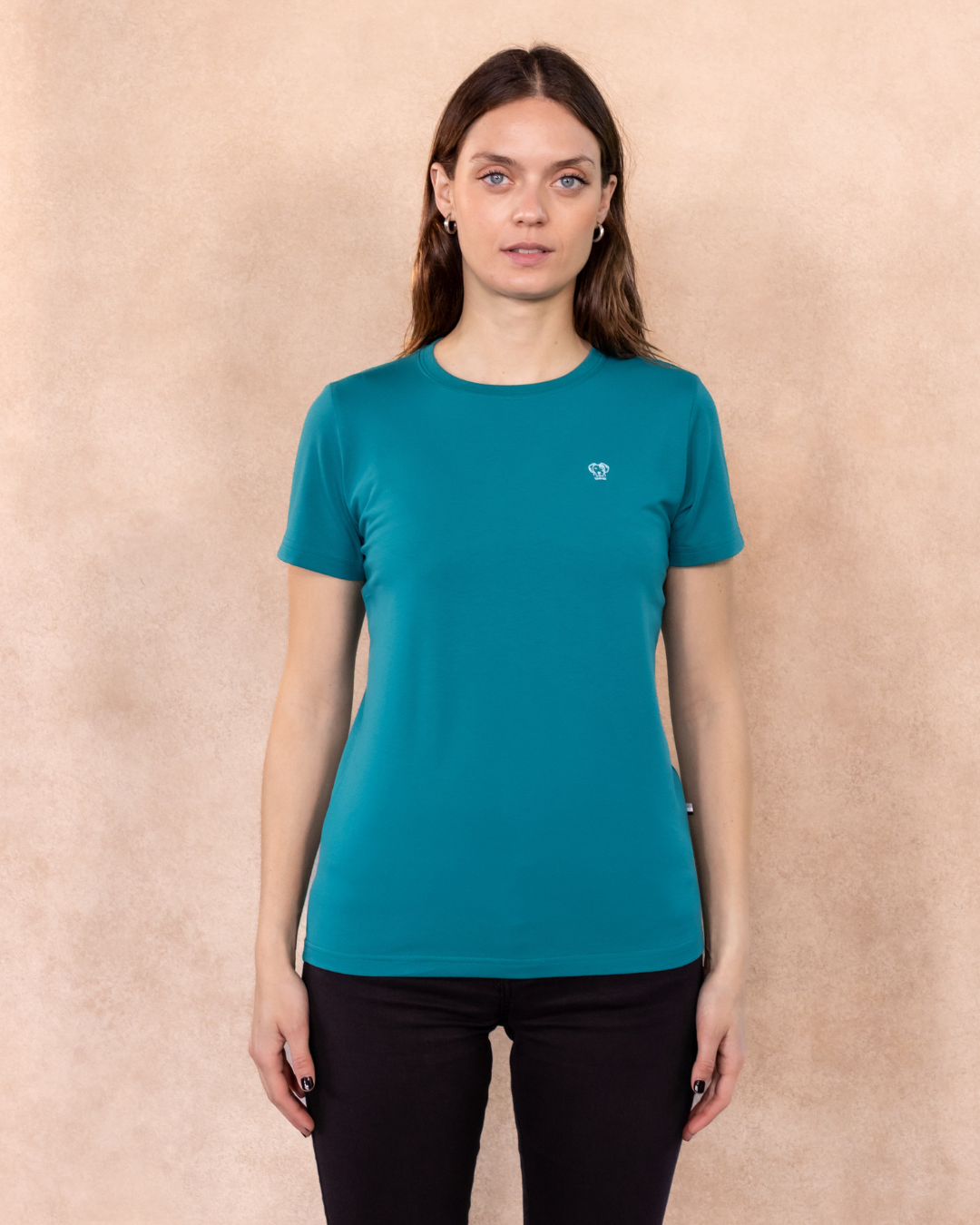 Camiseta Antimanchas de Mujer Verde Jade