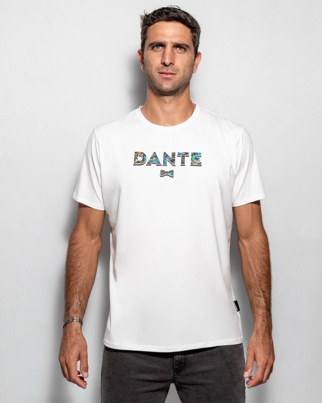 Camiseta Antimanchas Blanca Artist - Slim Fit