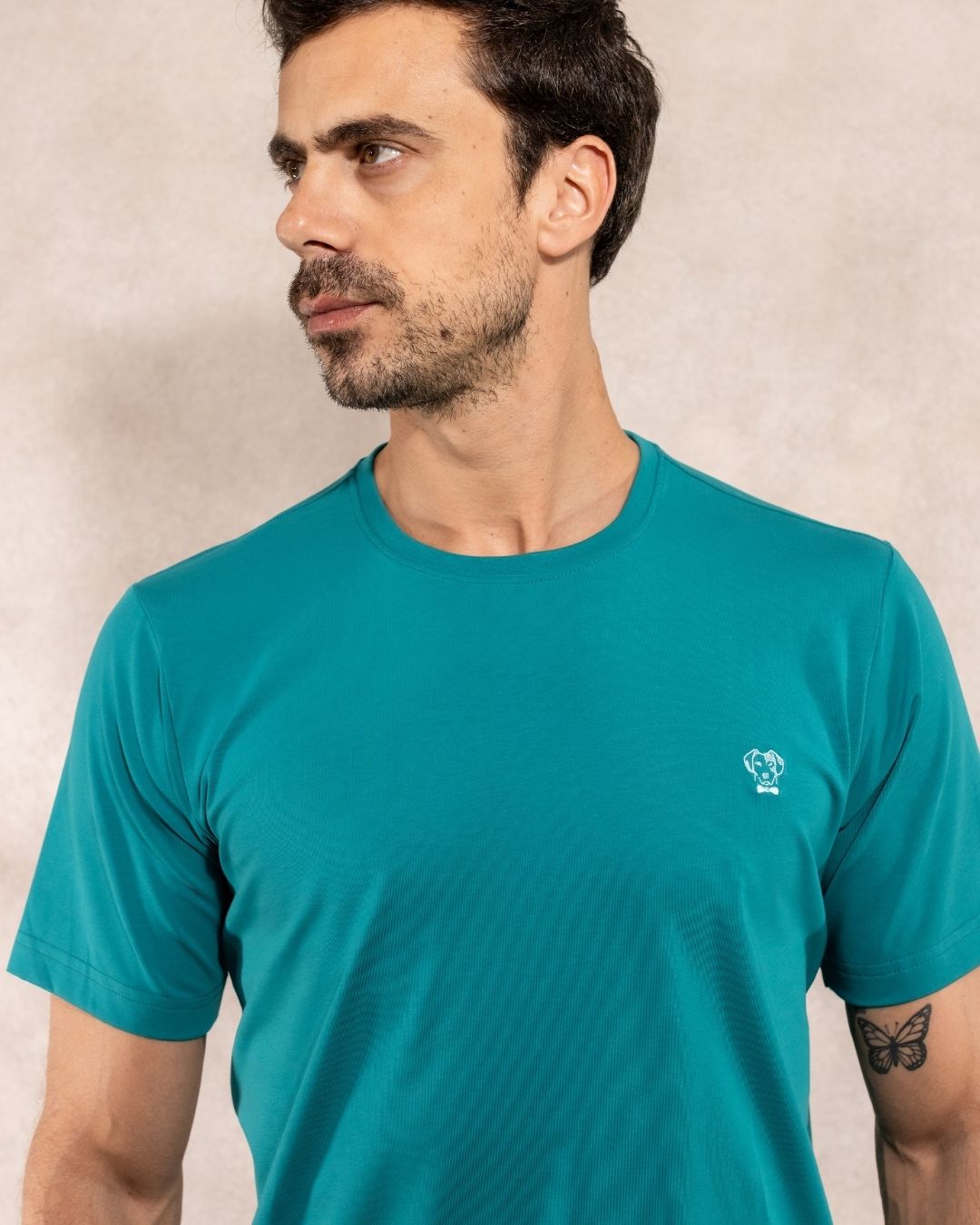 Camiseta Antimanchas Verde Esmeralda - Regular Fit