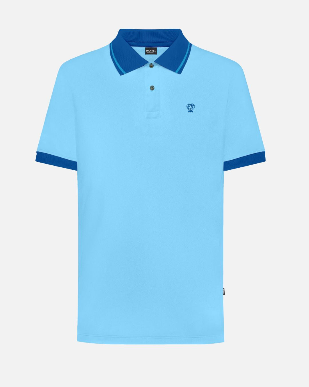 Polo Antimanchas Azul Celeste - Slim Fit