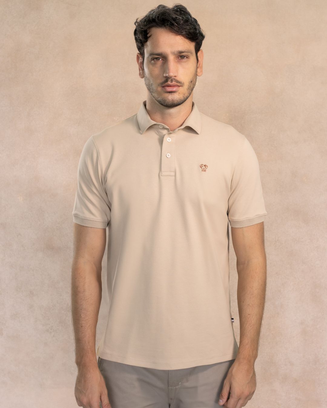 Polo Antimanchas Cuello Rígido Arena - Regular Fit