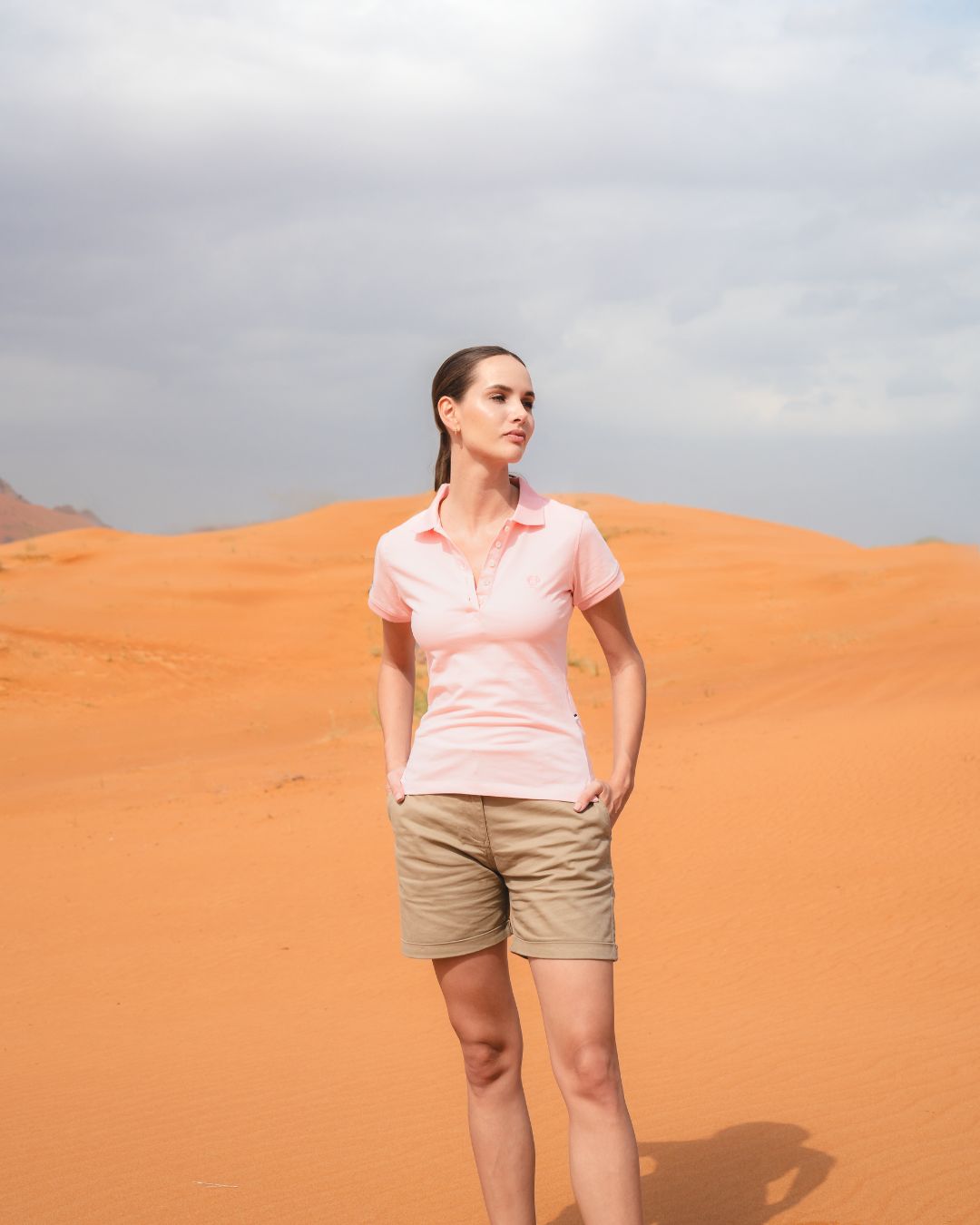 Polo Antimanchas de Mujer Baby Pink