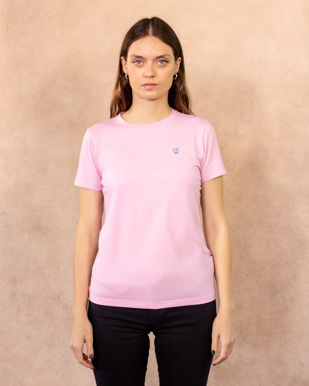 Camiseta Antimanchas De Mujer Rosado - Regular Fit