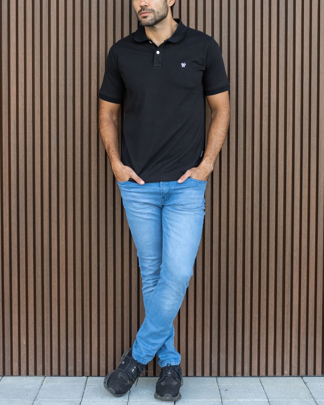 Jean Elástico Sandblast