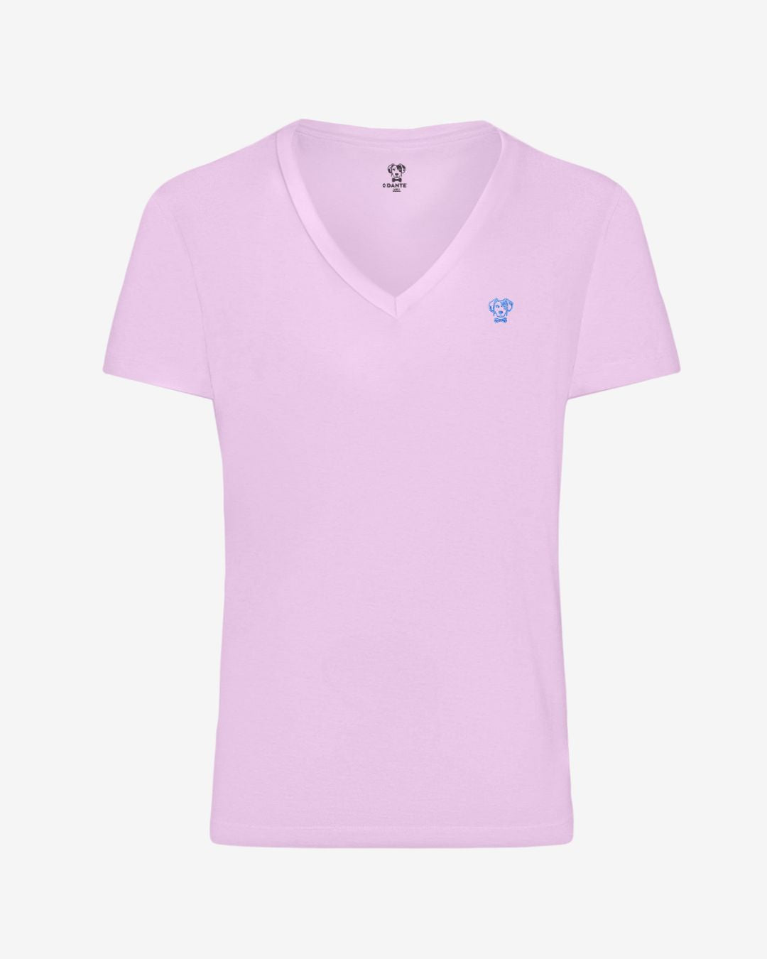 Camiseta Antimanchas Cuello V Rosado