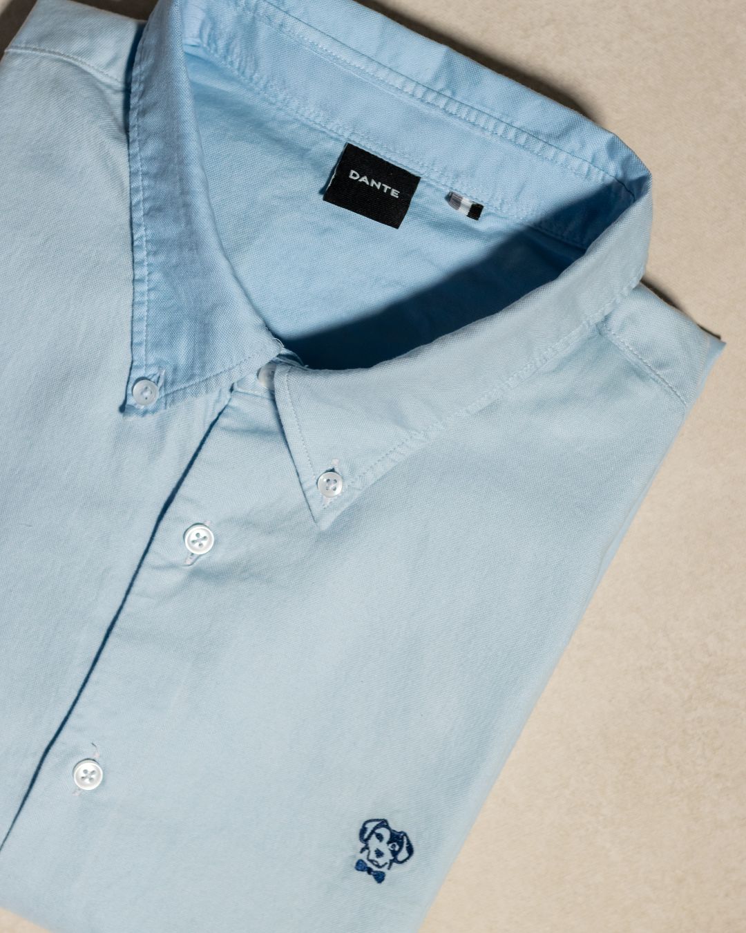 Camisa Antimanchas Oxford Sky - Regular Fit