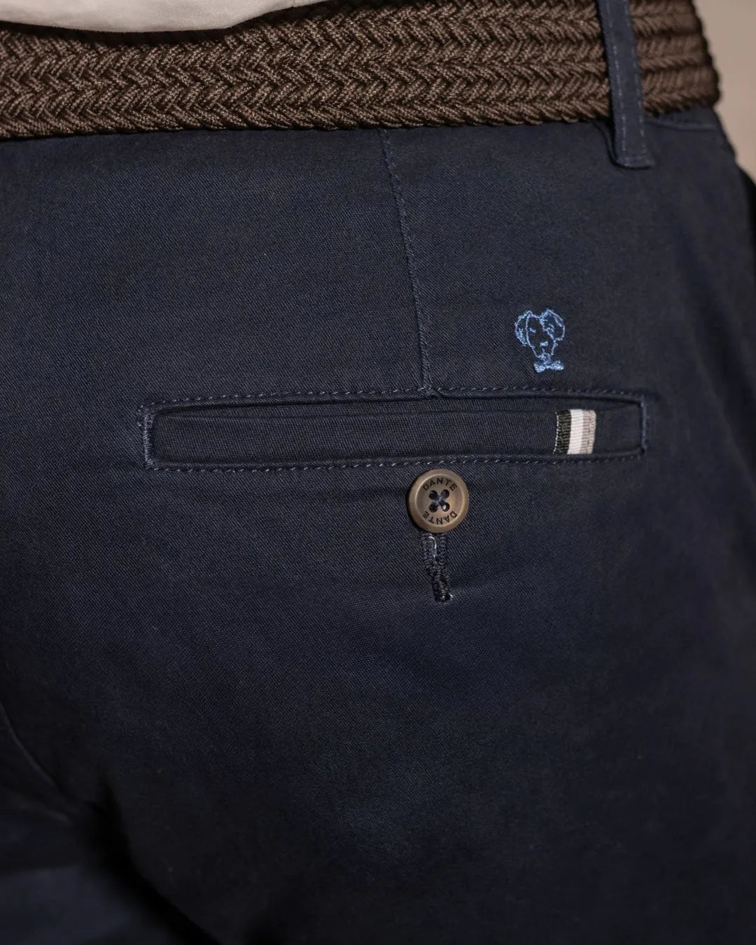 Pantalón Elástico Azul Navy