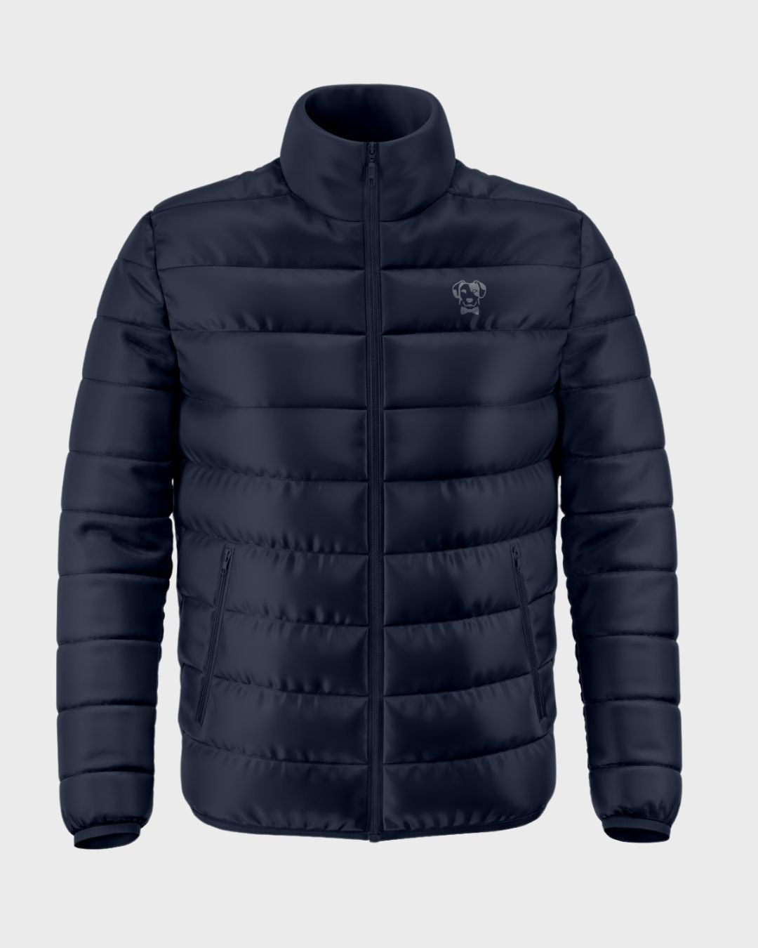 Chaqueta acolchada de mujer azul