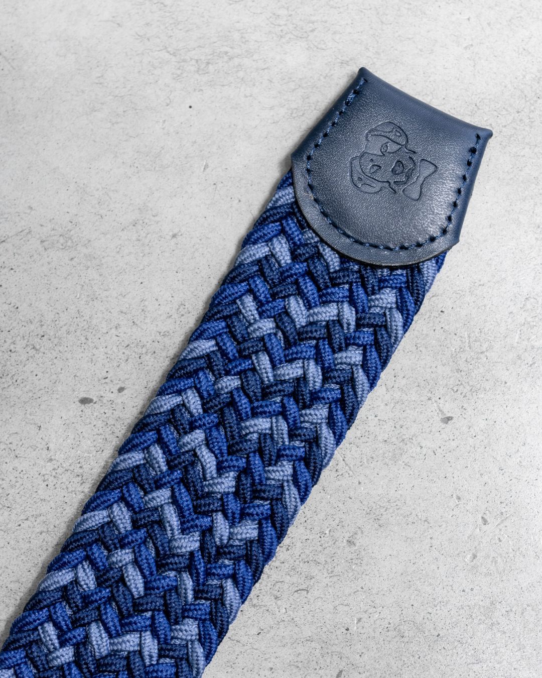 Cinturón Azul Celeste Elástico