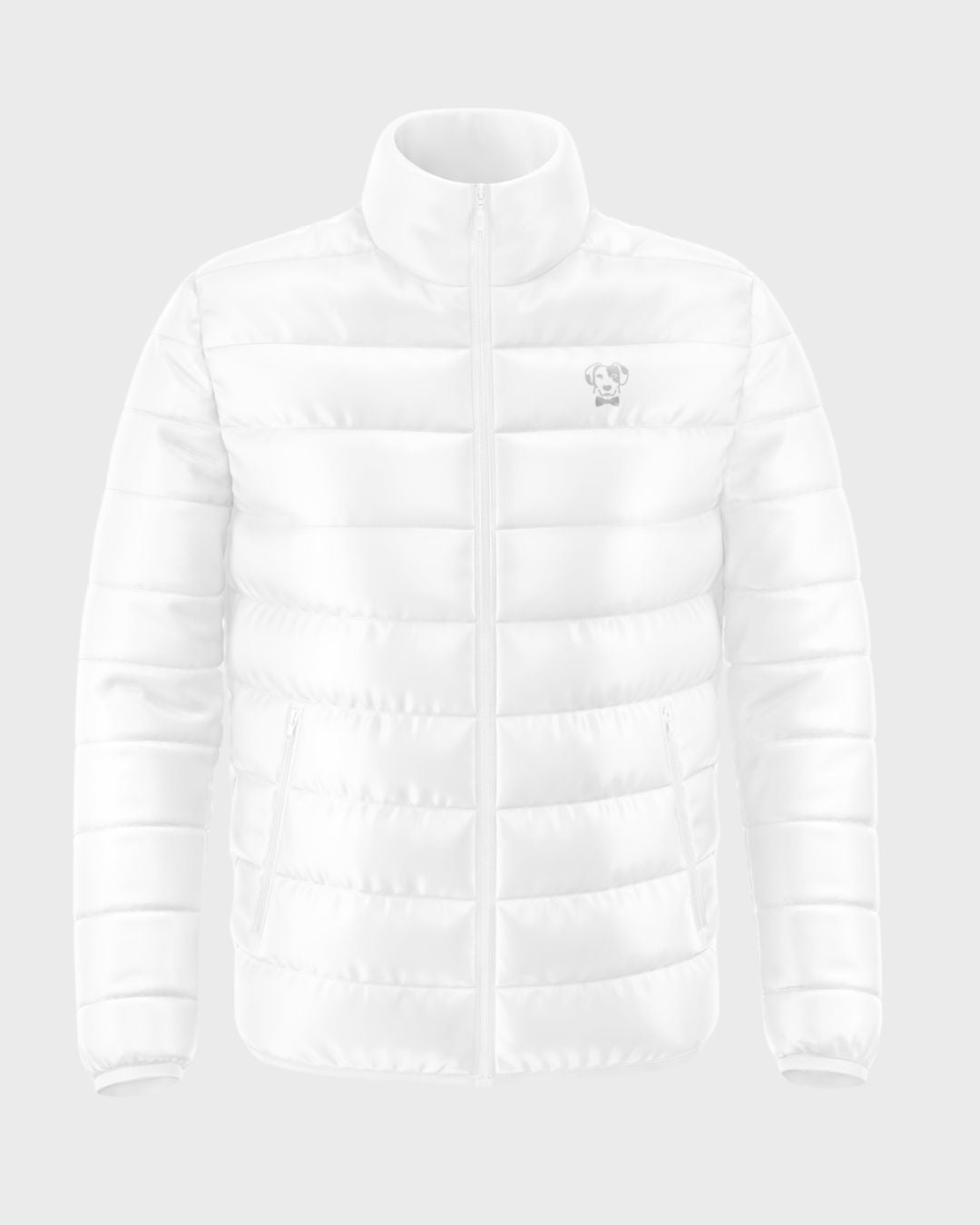 Chaqueta acolchada blanca