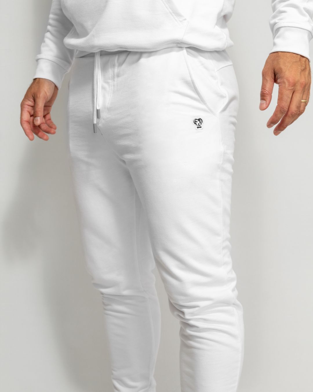 Jogger Blanco Antimanchas Hombre