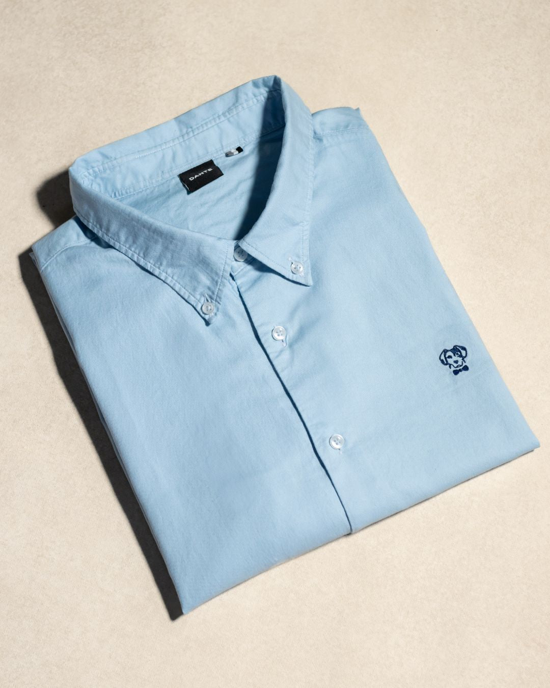 Camisa Antimanchas Oxford Sky - Regular Fit