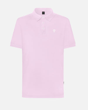 Polo Antimanchas Cuello Rígido Rosado - Regular Fit